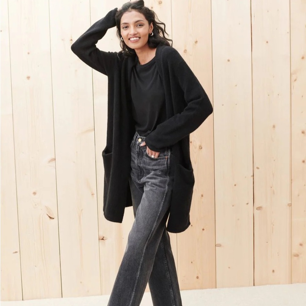 Jenni Kayne Black Cardigan Sweater